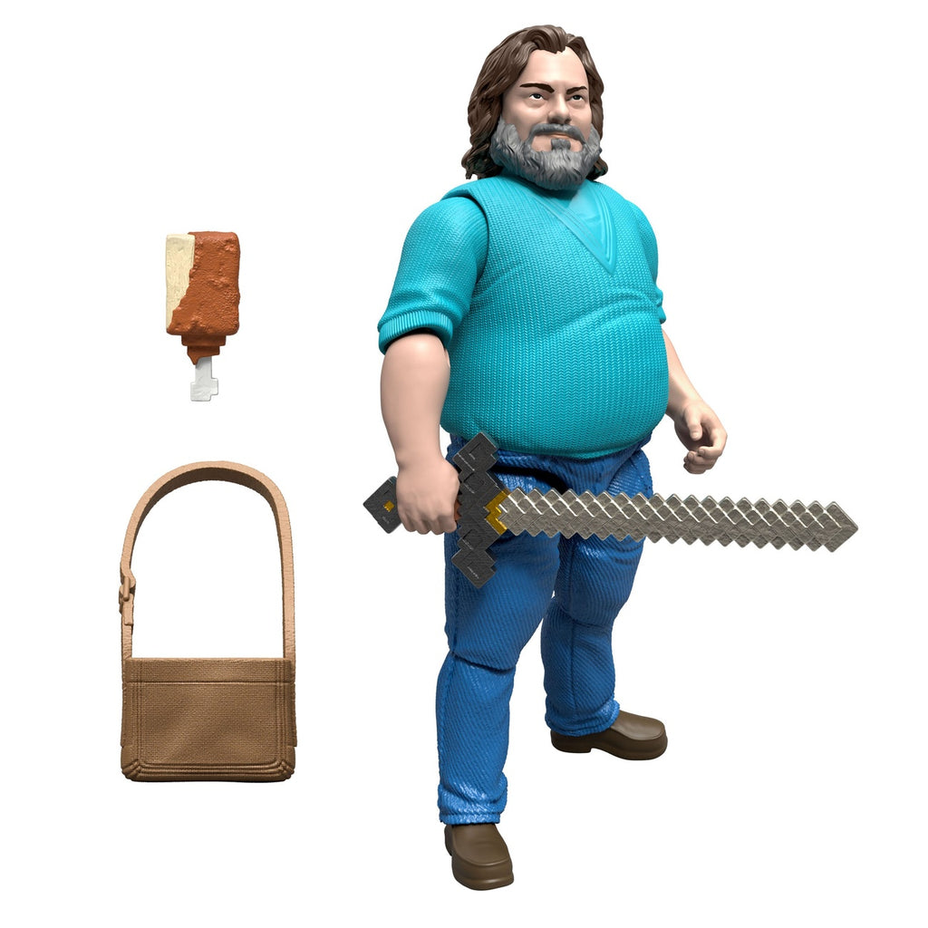 Image produit Une figurine d’action Steve 10 cm – Le film Minecraft