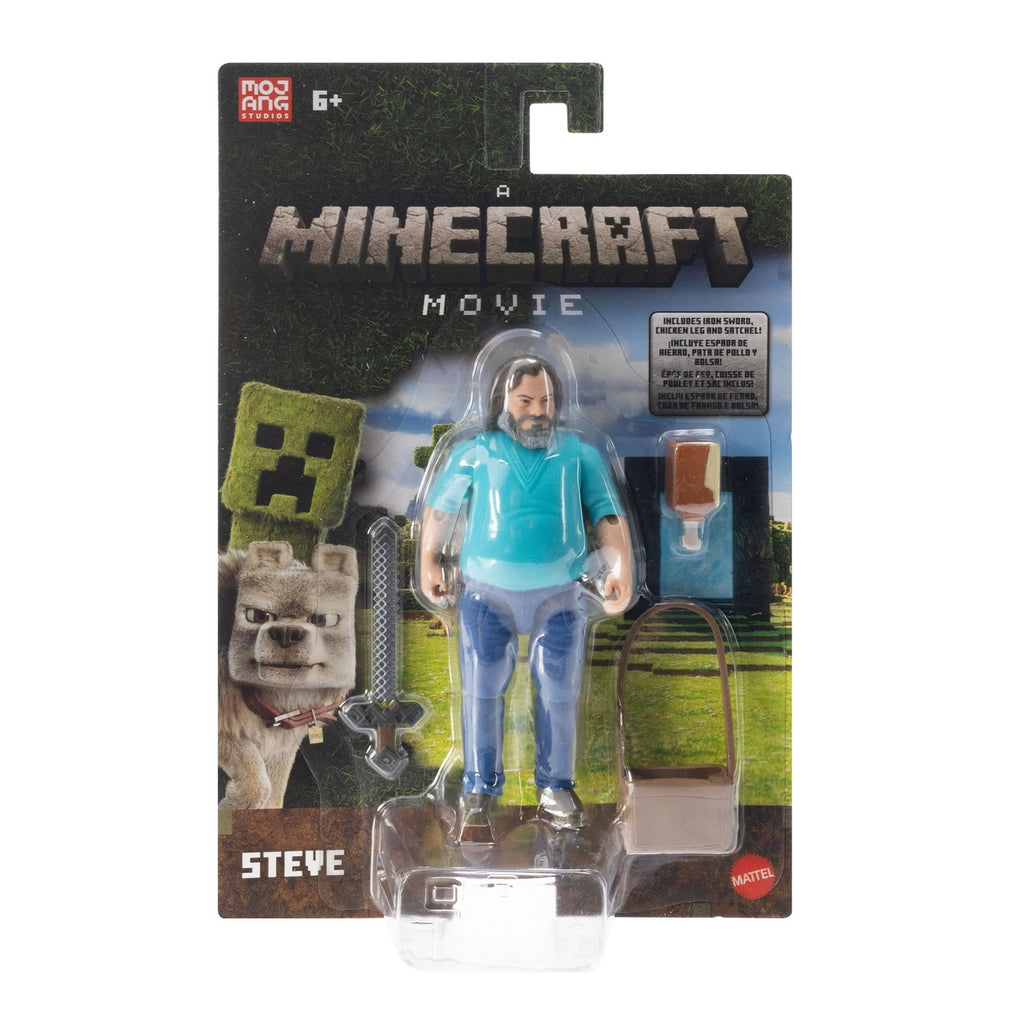 Image produit Une figurine d’action Steve 10 cm – Le film Minecraft