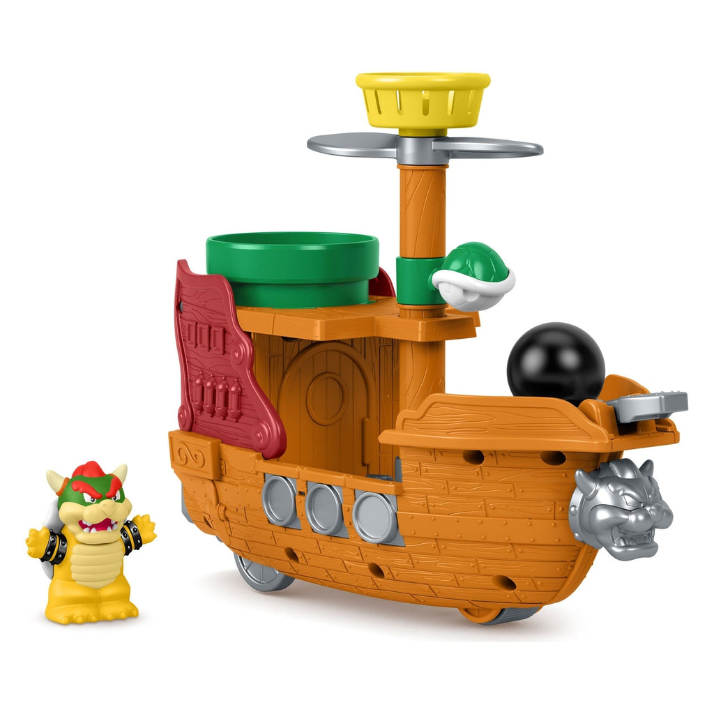 Image produit Mon Mario – Coffret Little People Vaisseau volant de Bowser
