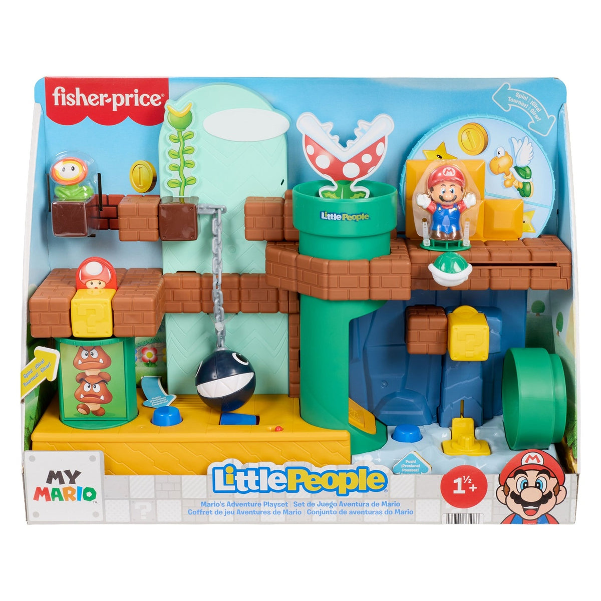 Image produit Mon Mario Little People Coffret d’aventures de Mario