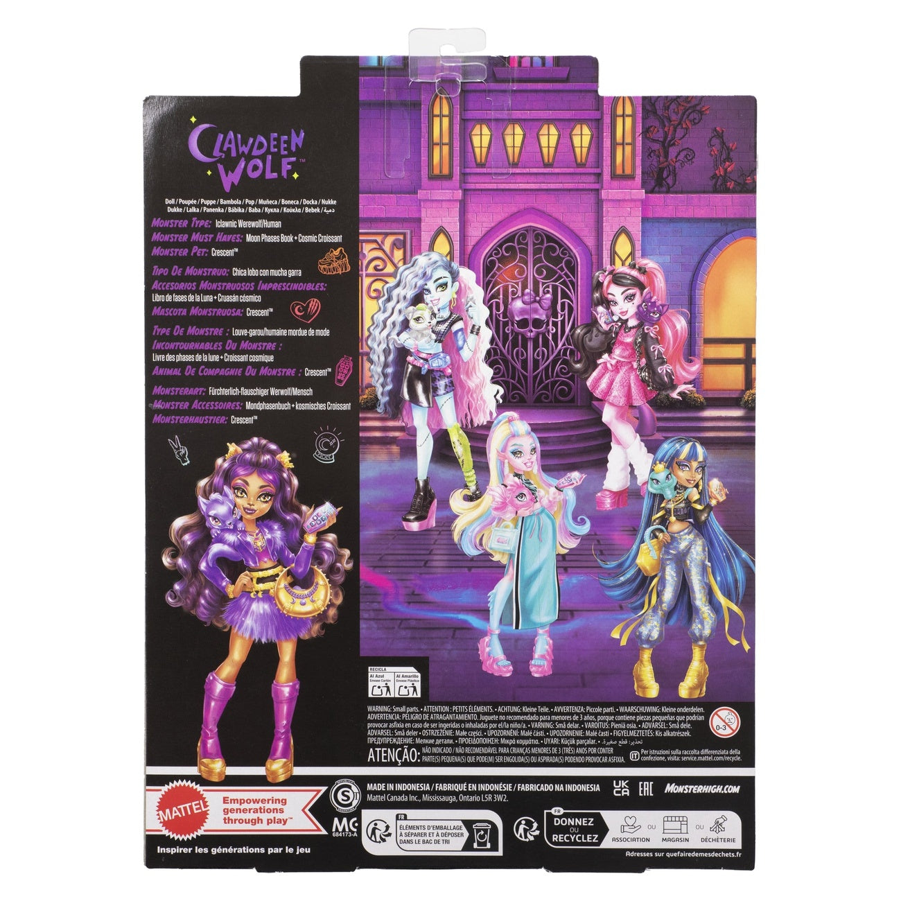 Image produit Poupée Monster High Clawdeen Wolf