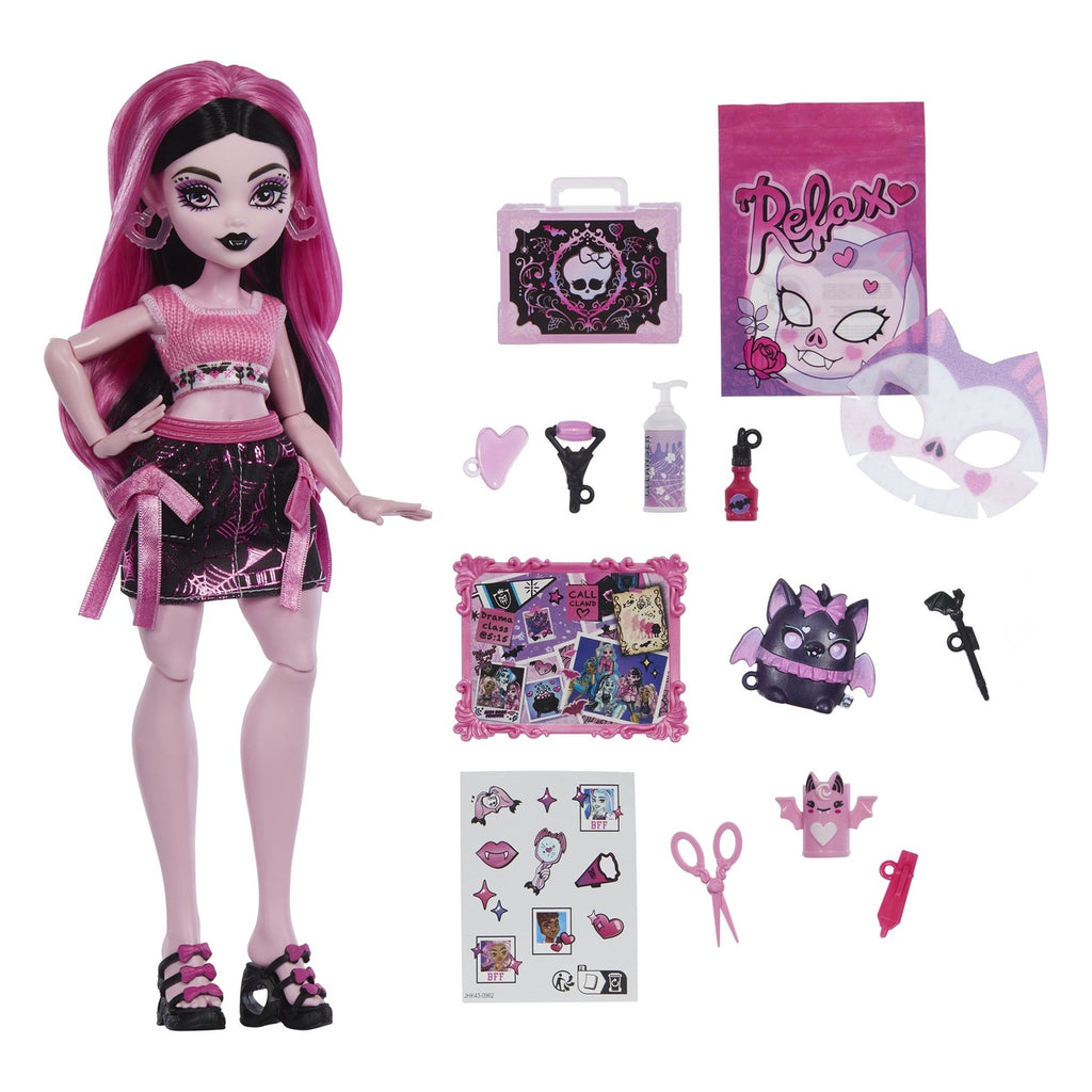 Image produit Monster High Poupée Self-Scare Secrets Draculaura