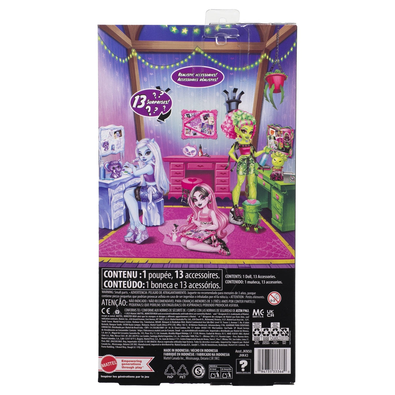 Image produit Monster High Poupée Self-Scare Secrets Draculaura