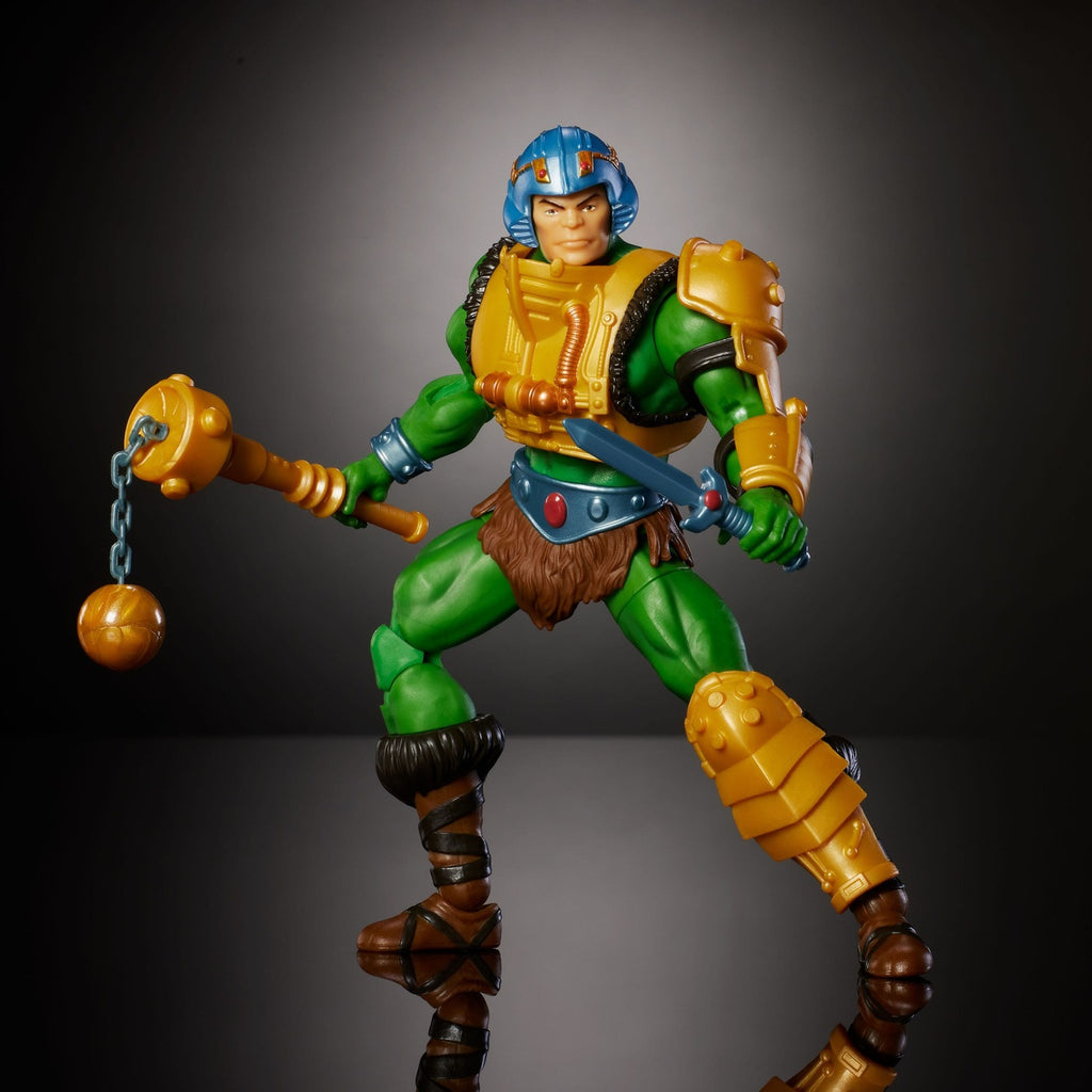 Image produit Masters of the Universe Masterverse Vintage Collection figurine articulée Man-At-Arms 18 cm