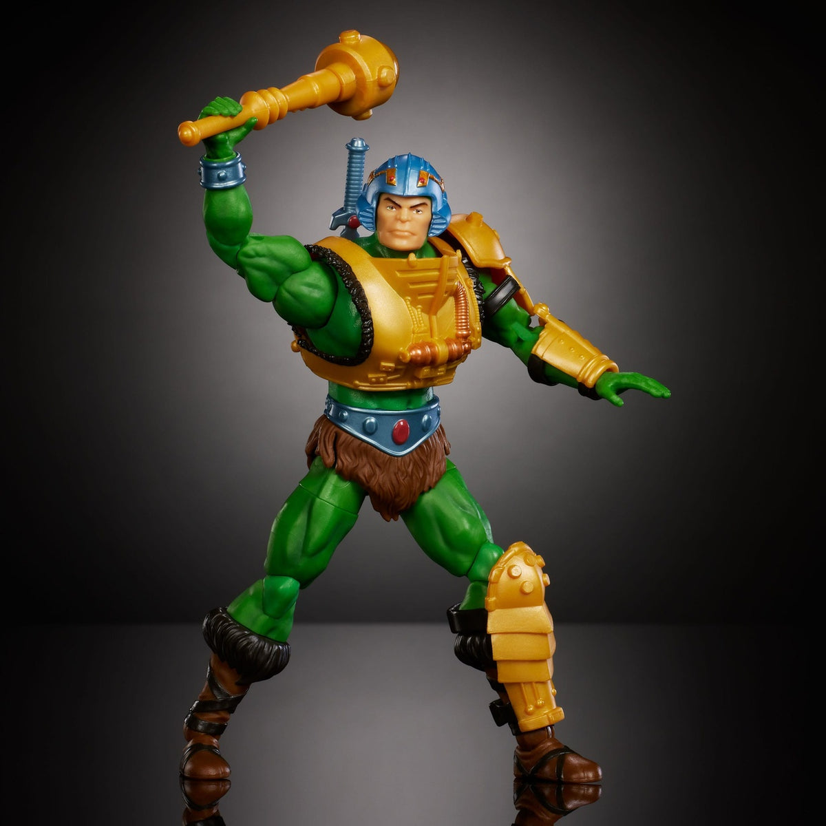 Image produit Masters of the Universe Masterverse Vintage Collection figurine articulée Man-At-Arms 18 cm