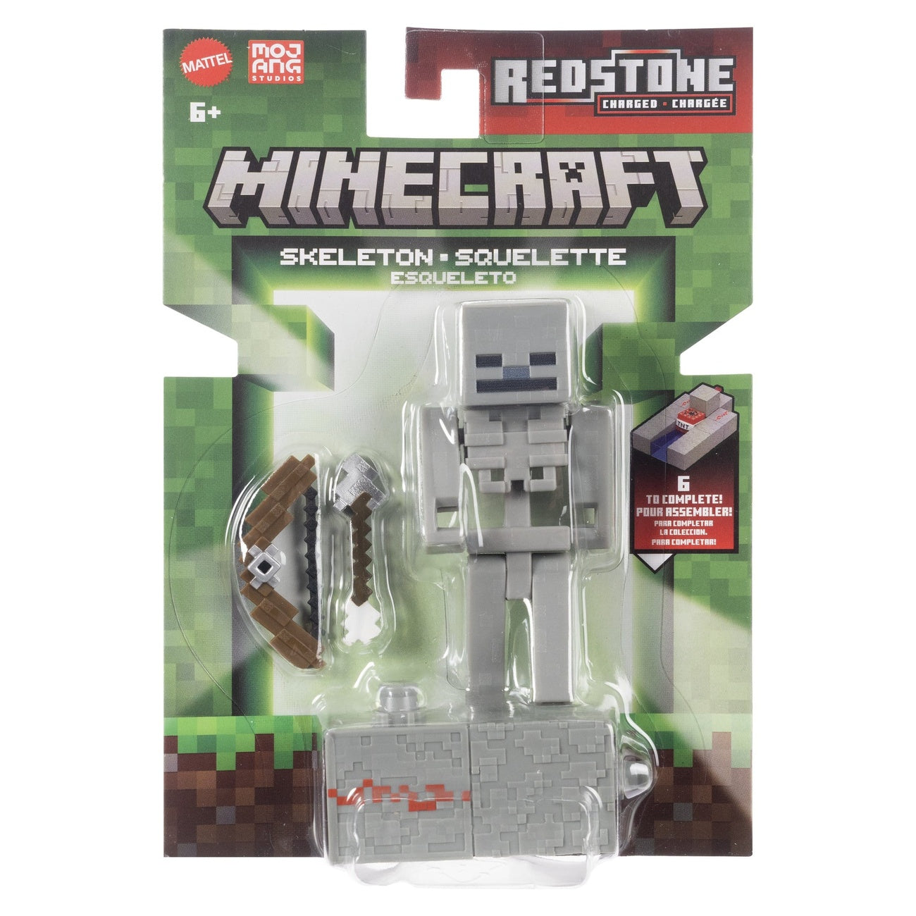 Image produit Figurine articulée Minecraft Squelette 8 cm