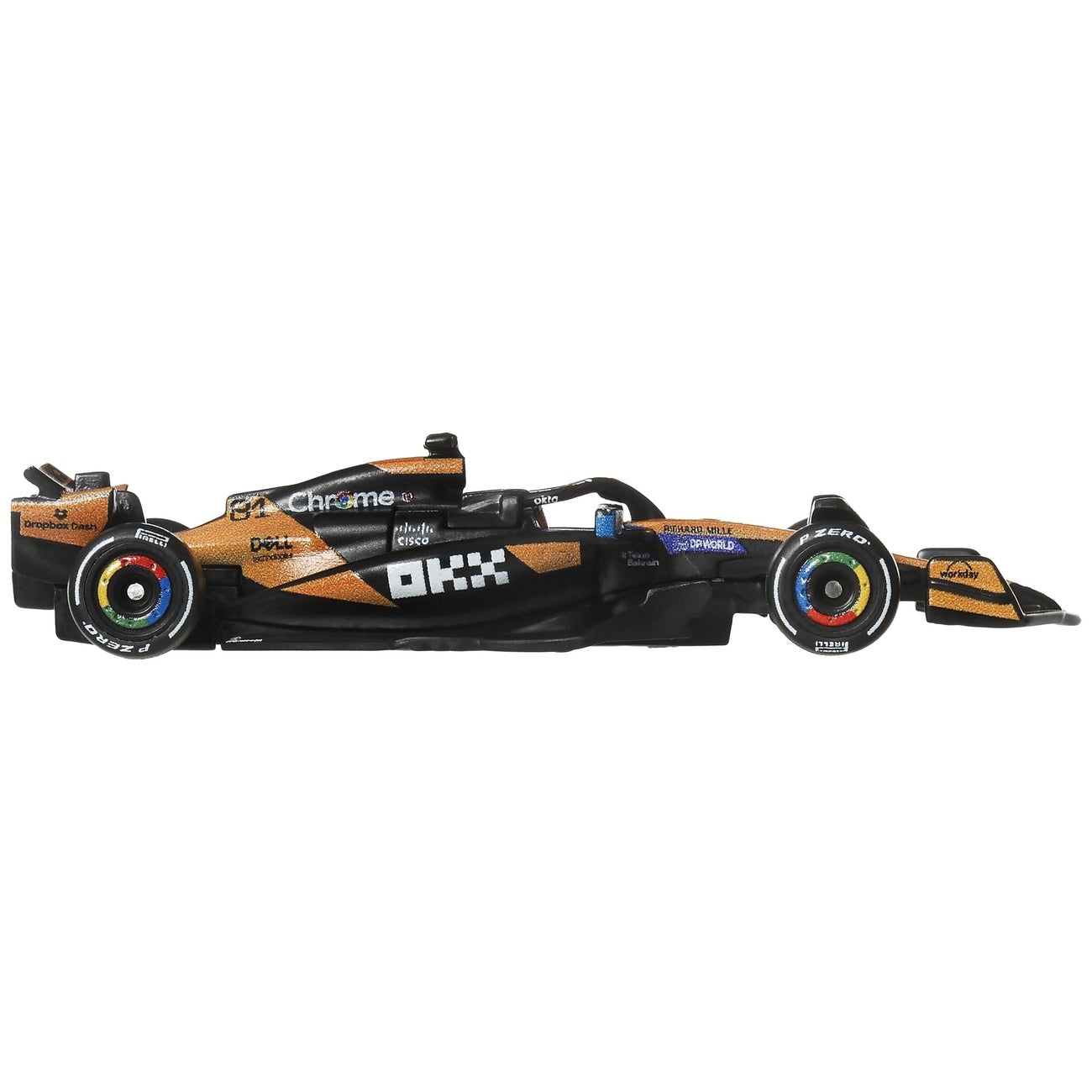 Image produit Formule 1 Hot Wheels véhicule Premium moulé sous pression 1:64 Team McLaren : Pilote 1