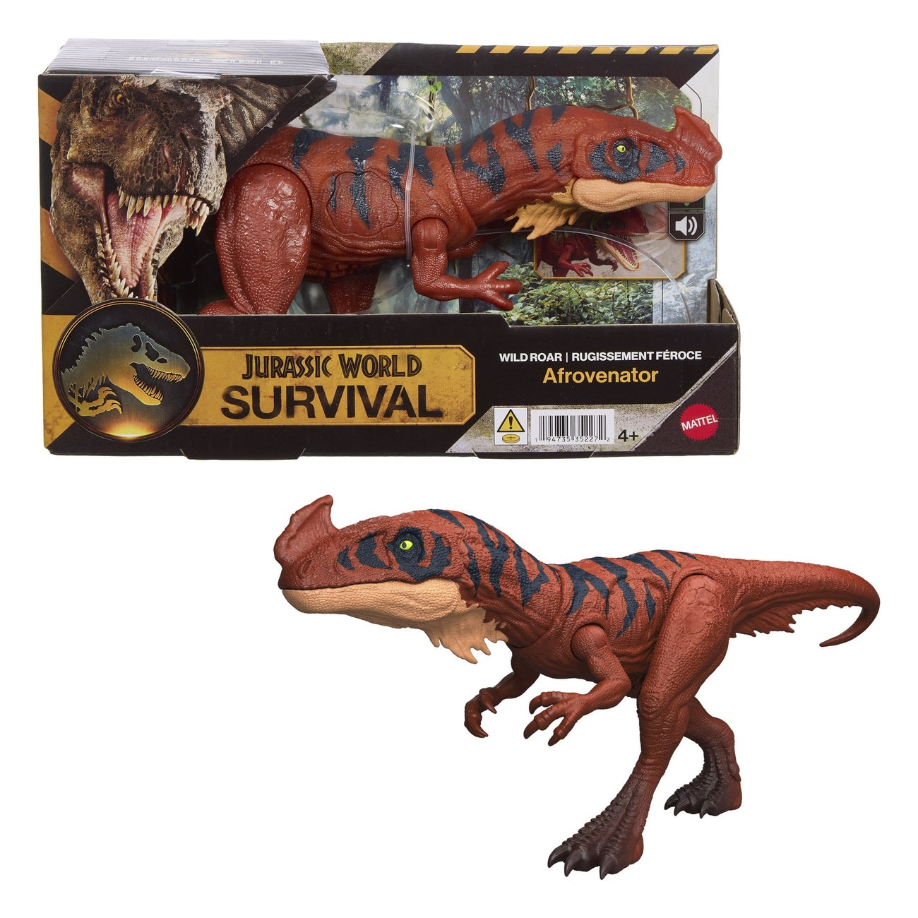 Product image Jurassic World: Survival Action Figure Wild Roar Afrovenator