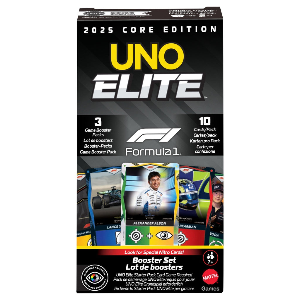 Product image Formula 1 UNO Card Game Elite F1 Booster Set