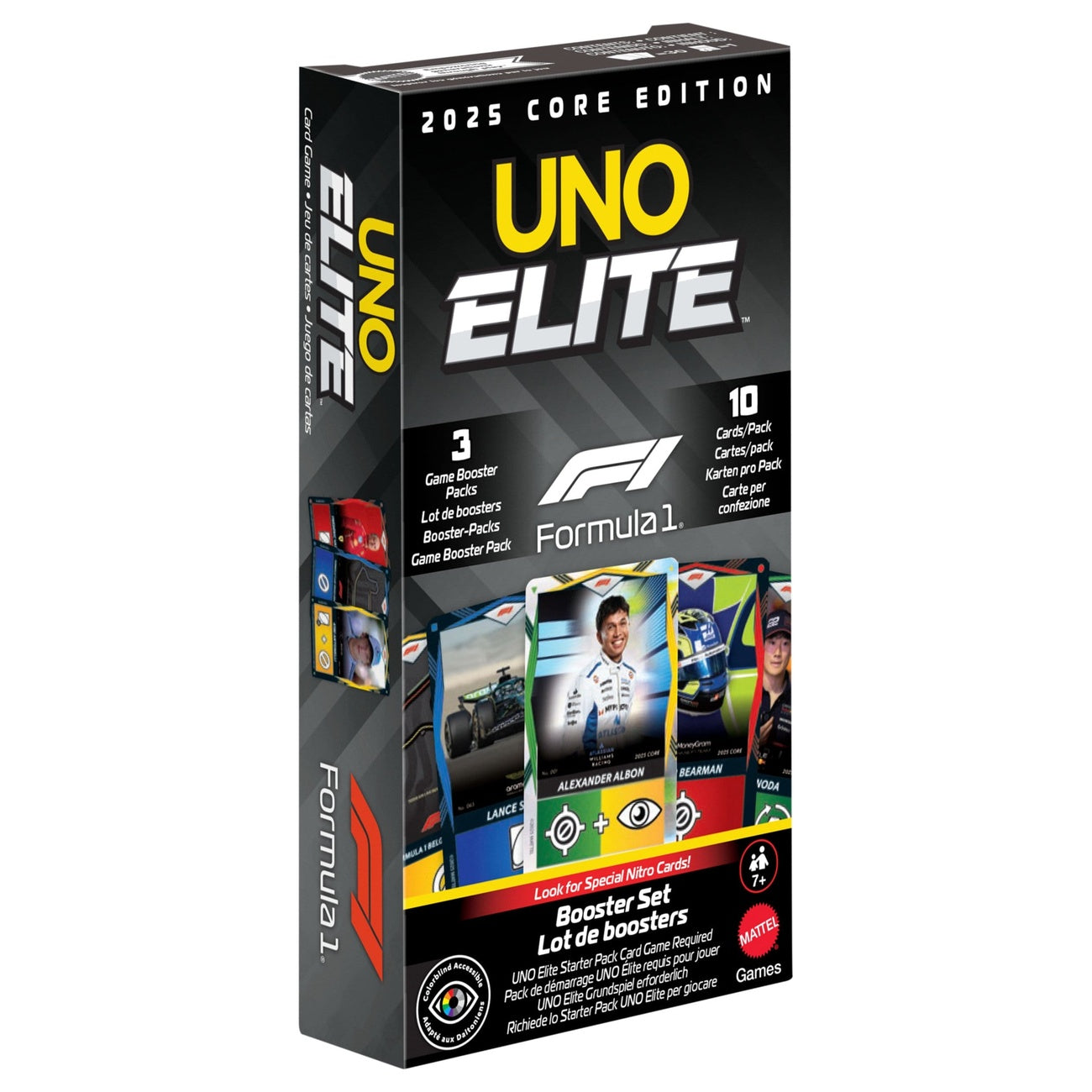 Image produit Formula 1 UNO Jeu de cartes Elite F1 Booster Set