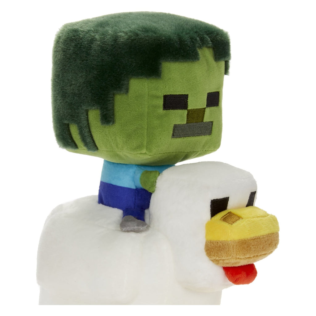 Image produit Minecraft peluche de luxe Jockey poulet 20 cm