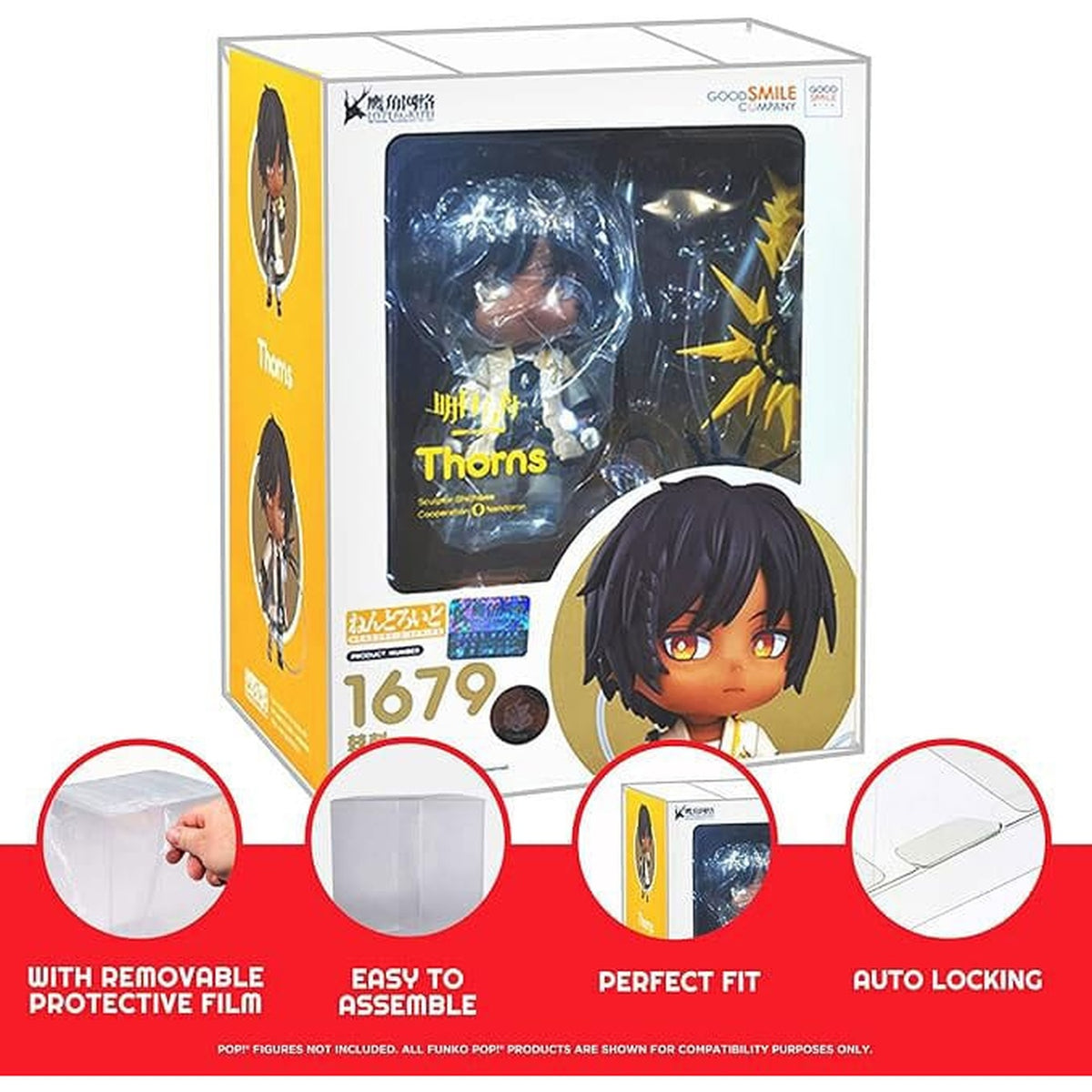 Image produit Boîtier PET lot de 10 pour figurines articulées Nendoroid