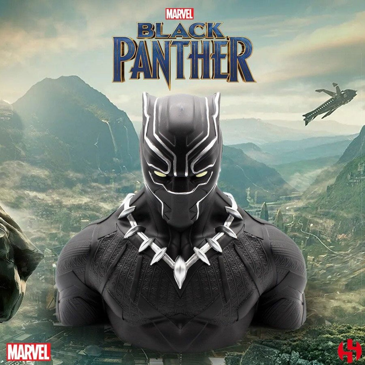 Image produit Marvel Comics Tirelire Black Panther Wakanda Deluxe 20 cm