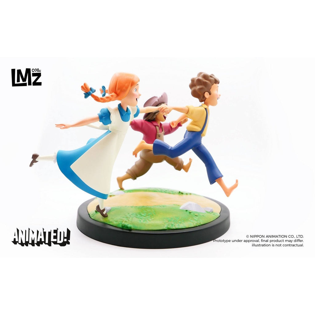 Image produit Les Aventures de Tom Sawyer Animated! Statue Tom, Huck & Becky 23 cm