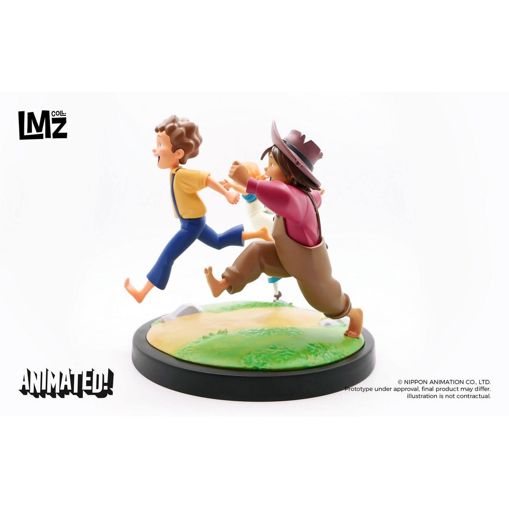 Image produit Les Aventures de Tom Sawyer Animated! Statue Tom, Huck & Becky 23 cm