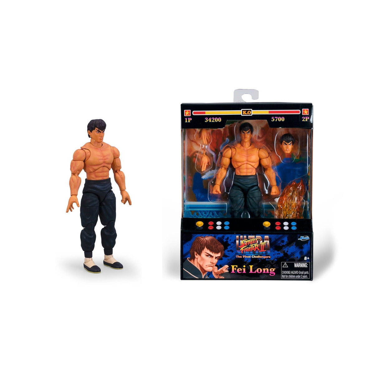 Image produit Ultra Street Fighter II: The Final Challengers Figurine articulée 1/12 Fei-Long 15 cm