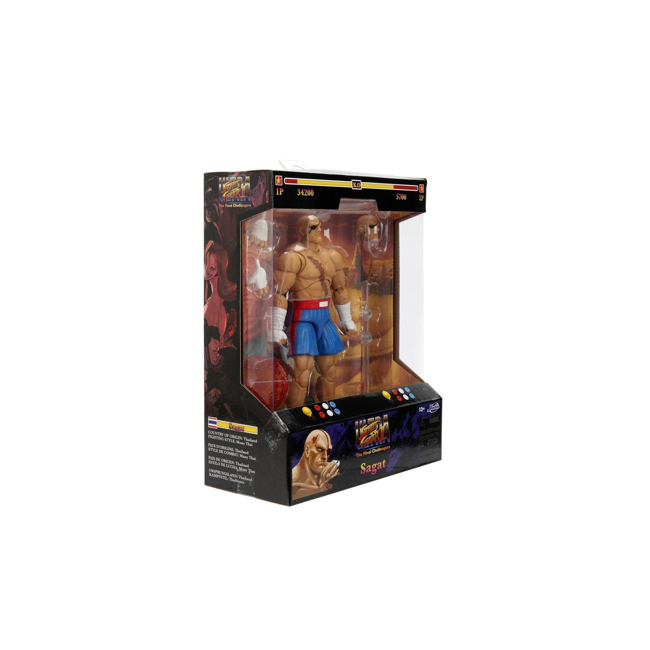 Image produit Ultra Street Fighter II: The Final Challengers Figurine articulée 1/12 Sagat 19 cm