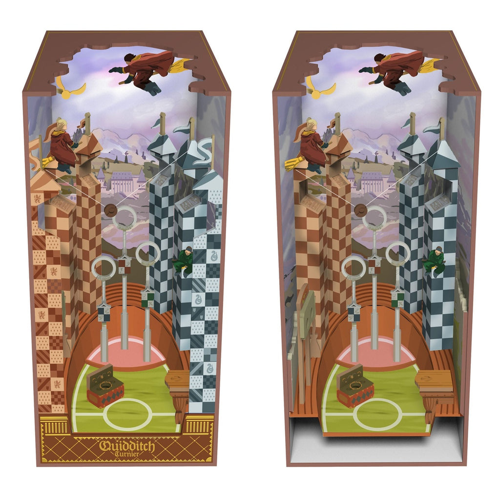 Image produit Harry Potter Tiny Adventures Book Nook Mini-Diorama Terrain de Quidditch 23 cm