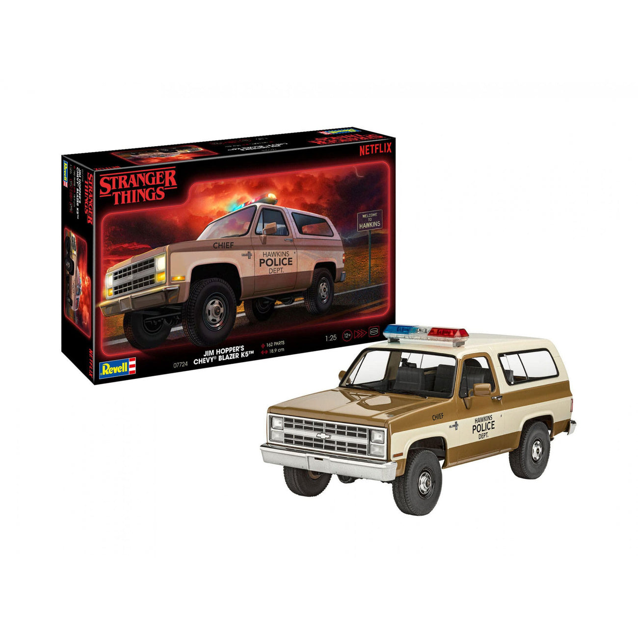 Image produit Stranger Things Maquette 1/25 Chevrolet K5 Blazer 1985 19 cm