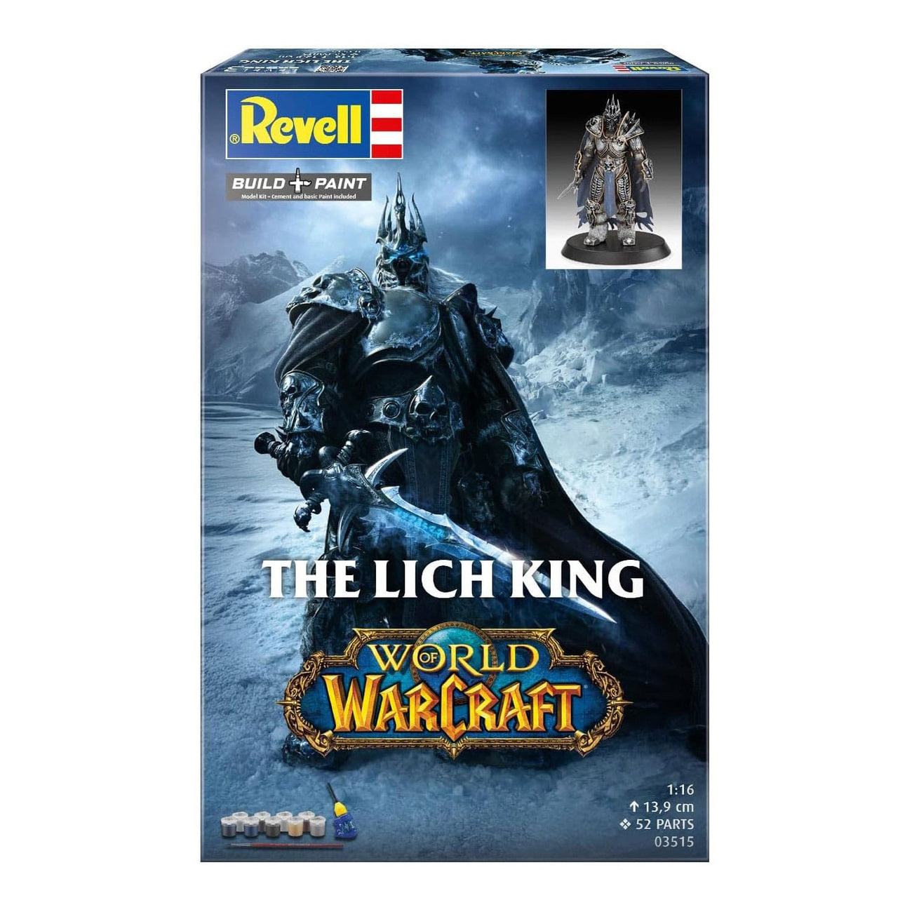 Image produit World of Warcraft Kit de modélisme Coffret cadeau 1/16 The Lich King 13 cm