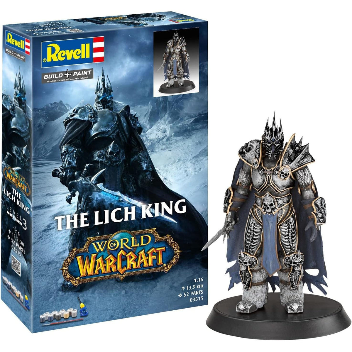 Image produit World of Warcraft Kit de modélisme Coffret cadeau 1/16 The Lich King 13 cm