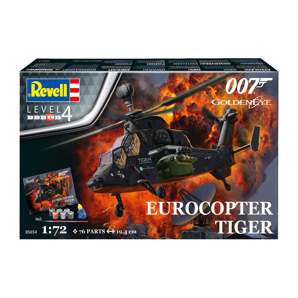 Image produit James Bond Coffret maquette 1/72 Eurocopter Tigre (GoldenEye)