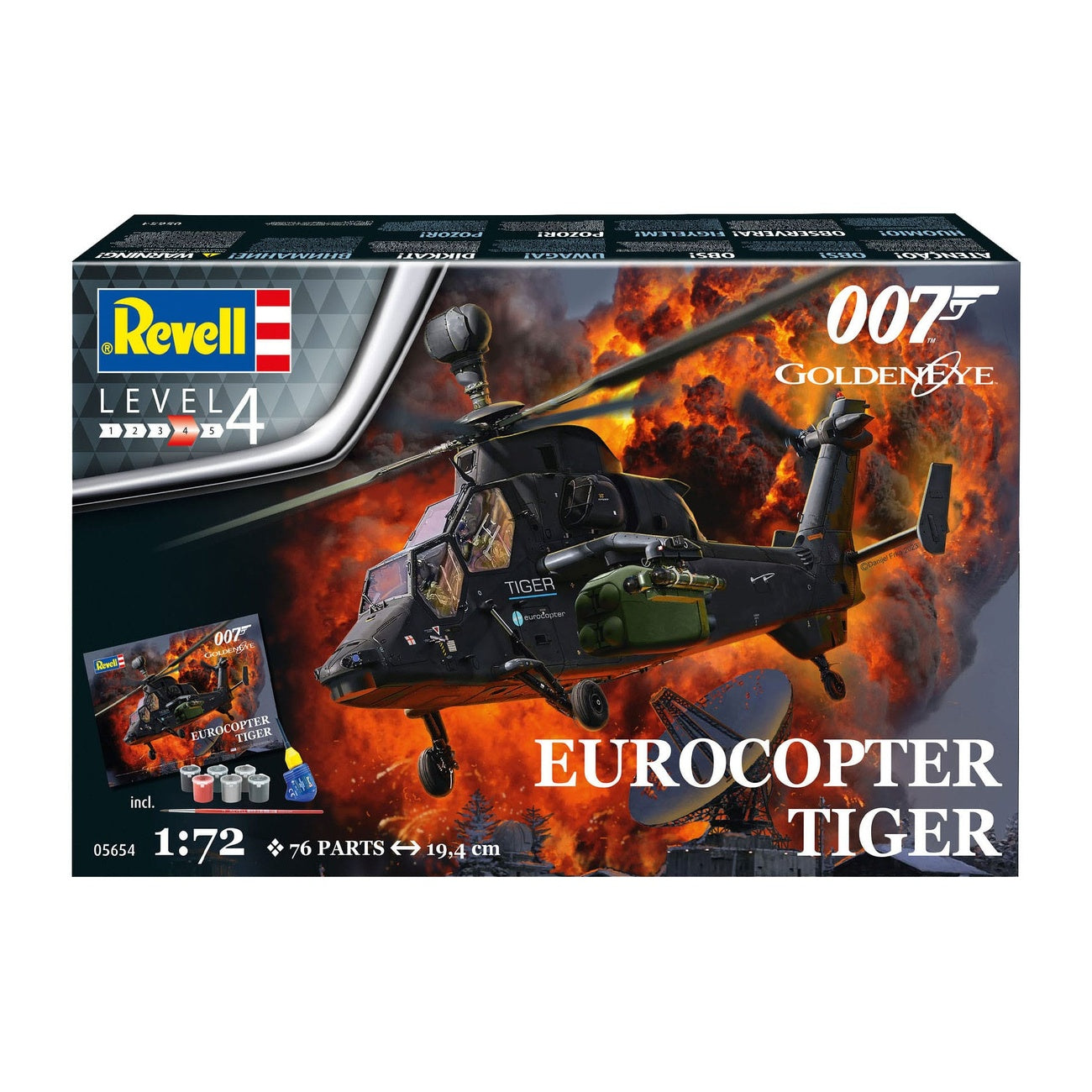 Image produit James Bond Coffret maquette 1/72 Eurocopter Tigre (GoldenEye)