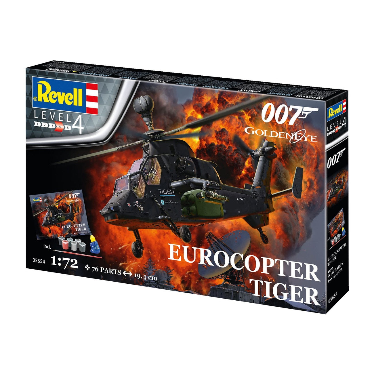 Image produit James Bond Coffret maquette 1/72 Eurocopter Tigre (GoldenEye)