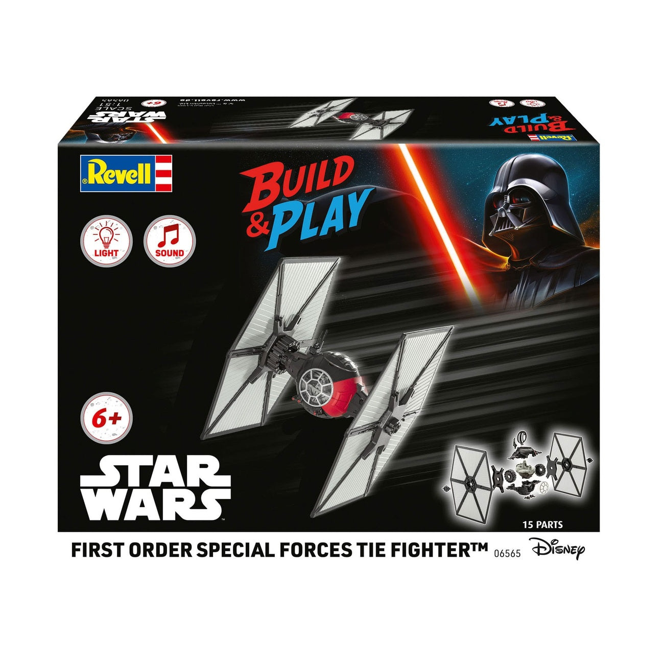Image produit Star Wars Maquette 1/51 Chasseur TIE des Forces spéciales du Premier Ordre 14 cm