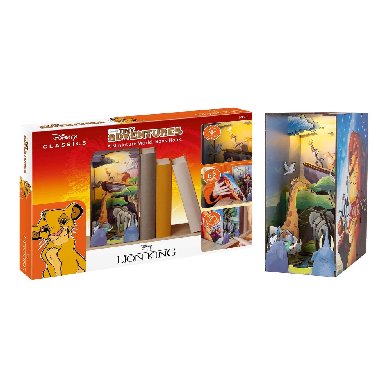Image produit Disney Tiny Adventures Book Nook Mini-Diorama Le Roi Lion 23 cm