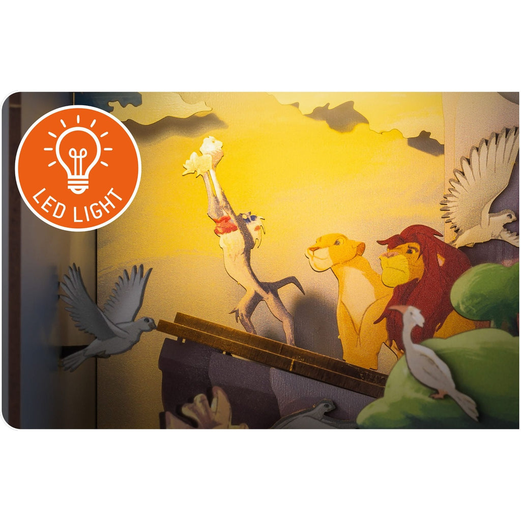 Image produit Disney Tiny Adventures Book Nook Mini-Diorama Le Roi Lion 23 cm