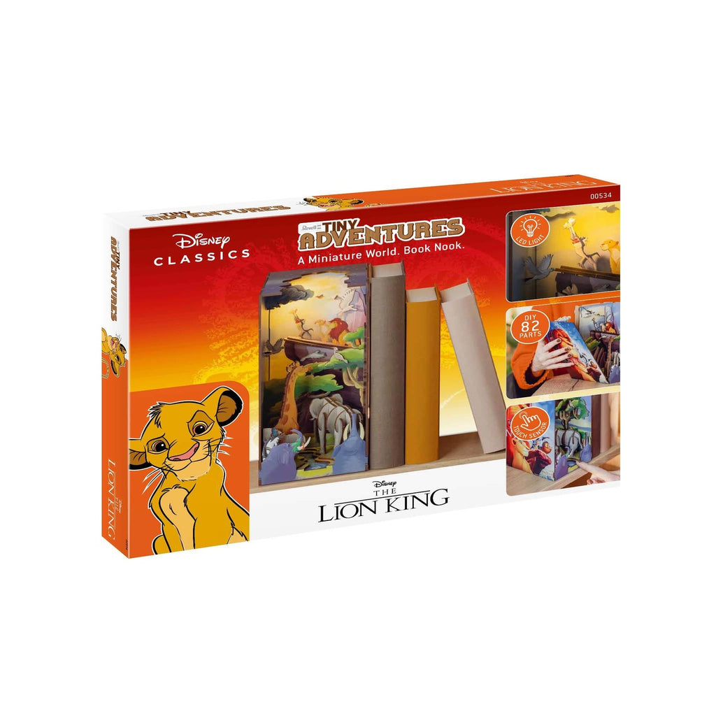 Image produit Disney Tiny Adventures Book Nook Mini-Diorama Le Roi Lion 23 cm