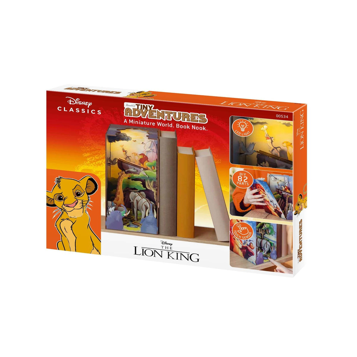 Image produit Disney Tiny Adventures Book Nook Mini-Diorama Le Roi Lion 23 cm