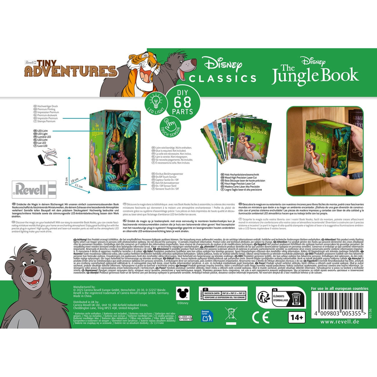 Product image Disney Tiny Adventures Book Nook Mini Diorama The Jungle Book 23 cm