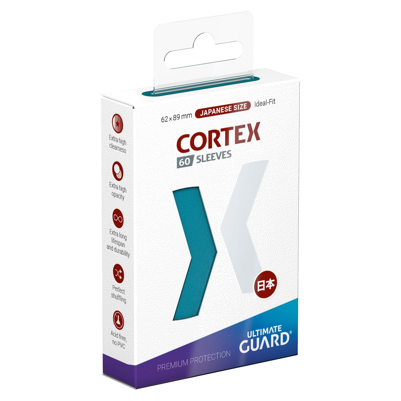 Image produit Ultimate Guard Cortex Sleeves format japonais (60) - Pétrole