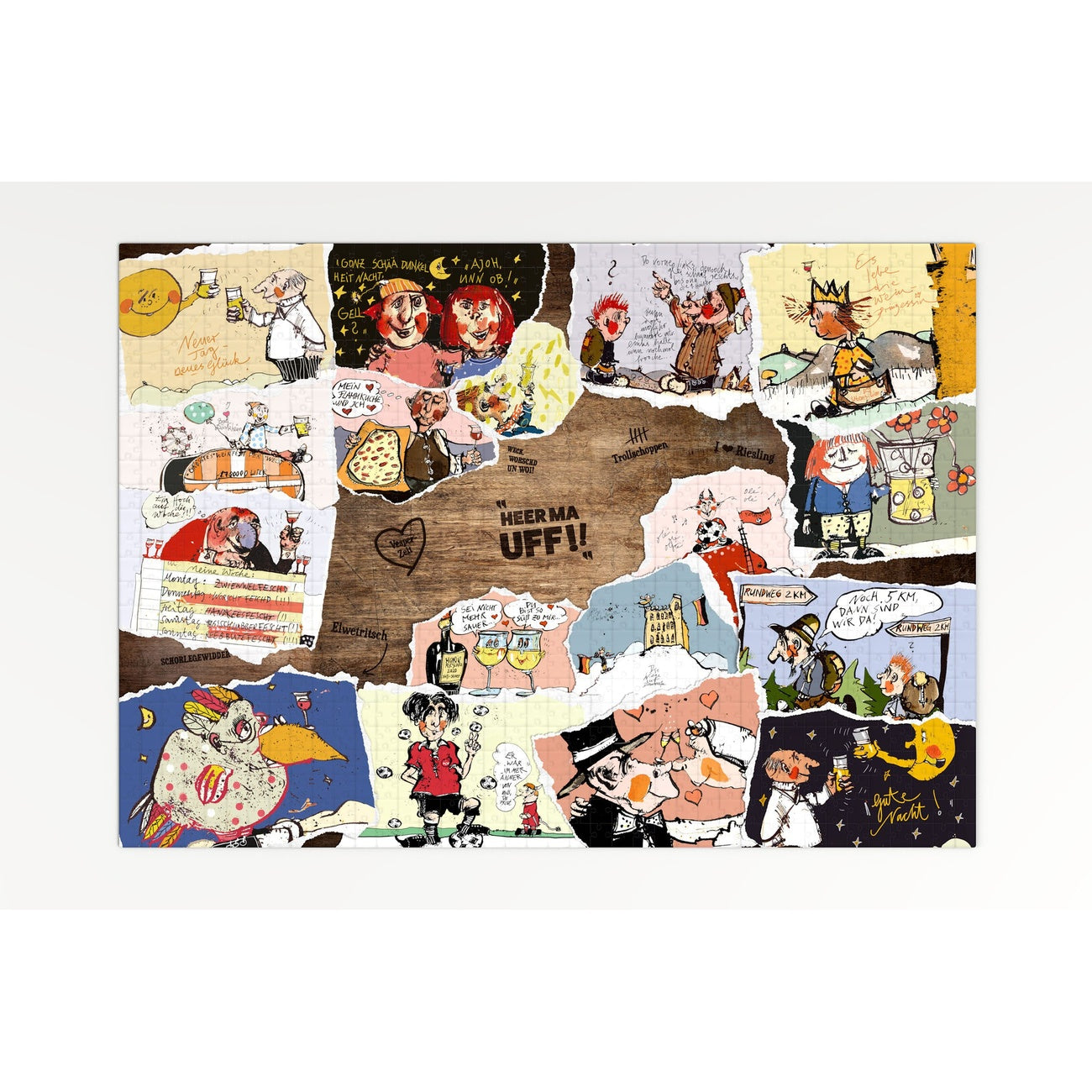 Image produit Heer Ma Uff!! - Le puzzle Palatinat - 1000 pièces