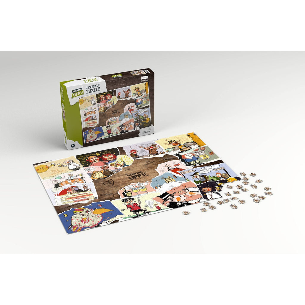 Image produit Heer Ma Uff!! - Le puzzle Palatinat - 1000 pièces