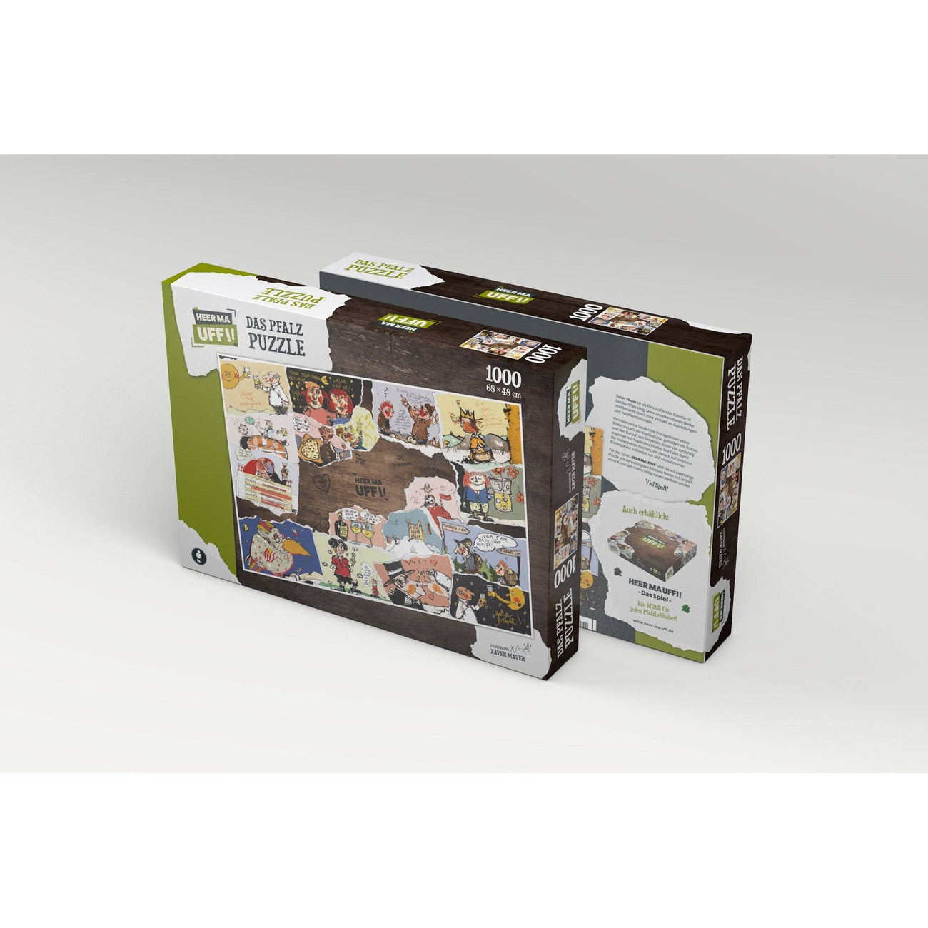 Image produit Heer Ma Uff!! - Le puzzle Palatinat - 1000 pièces
