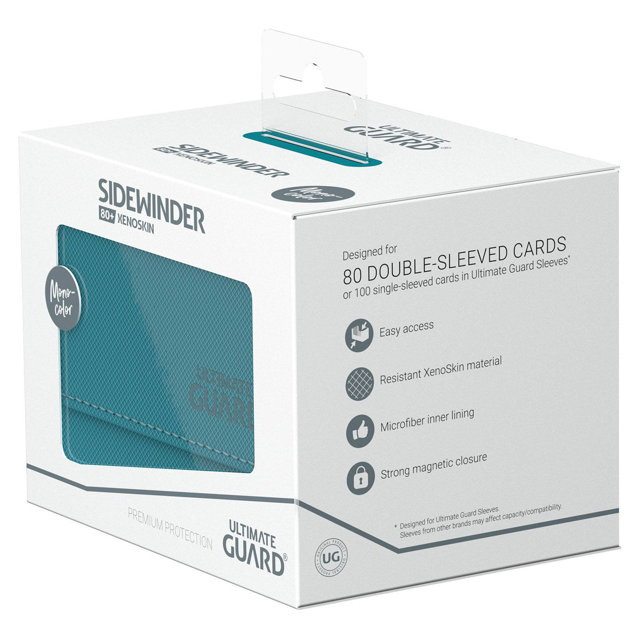 Image produit Ultimate Guard Sidewinder 80+ Xenoskin – Pétrole