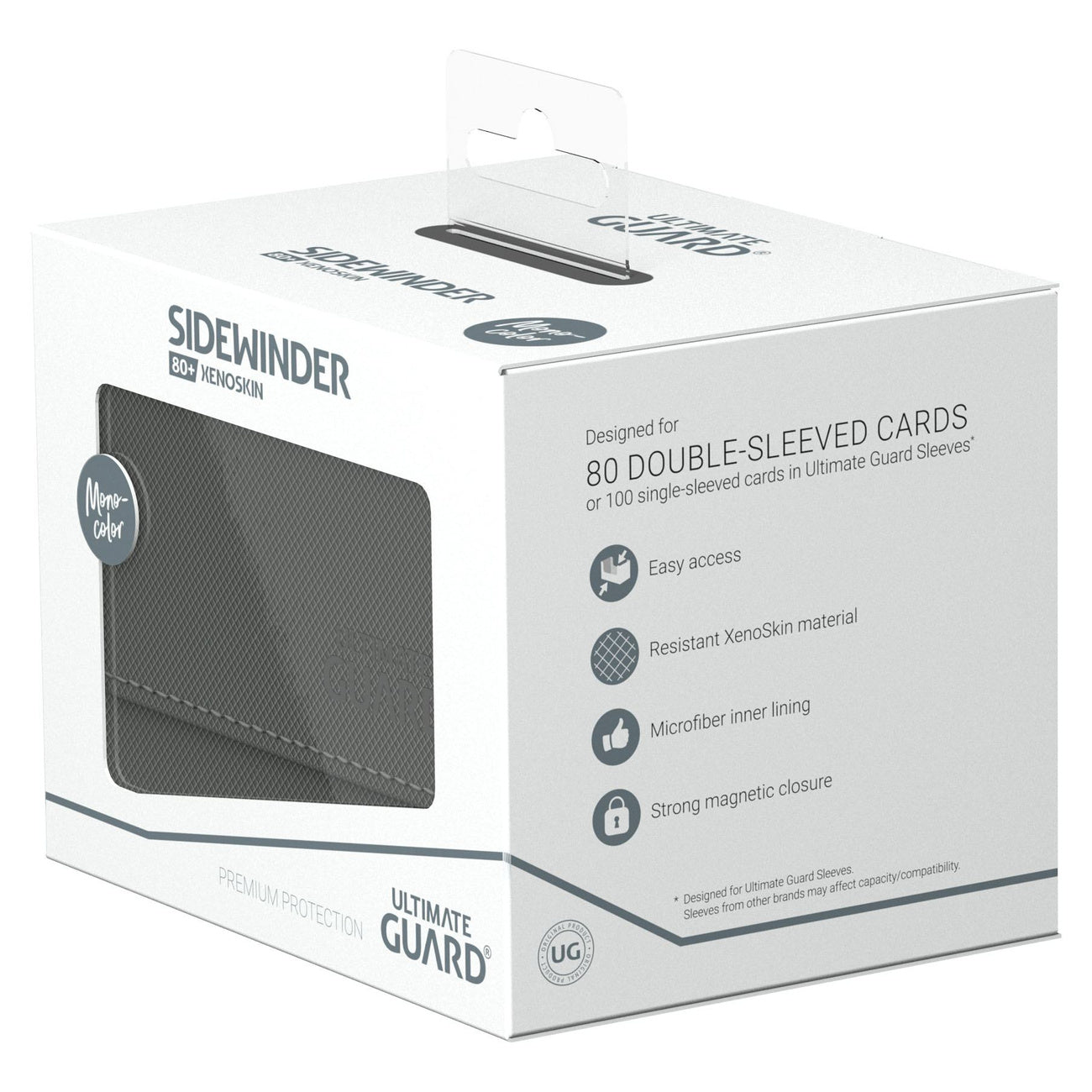 Image produit Ultimate Guard Sidewinder 80+ Xenoskin - Gris