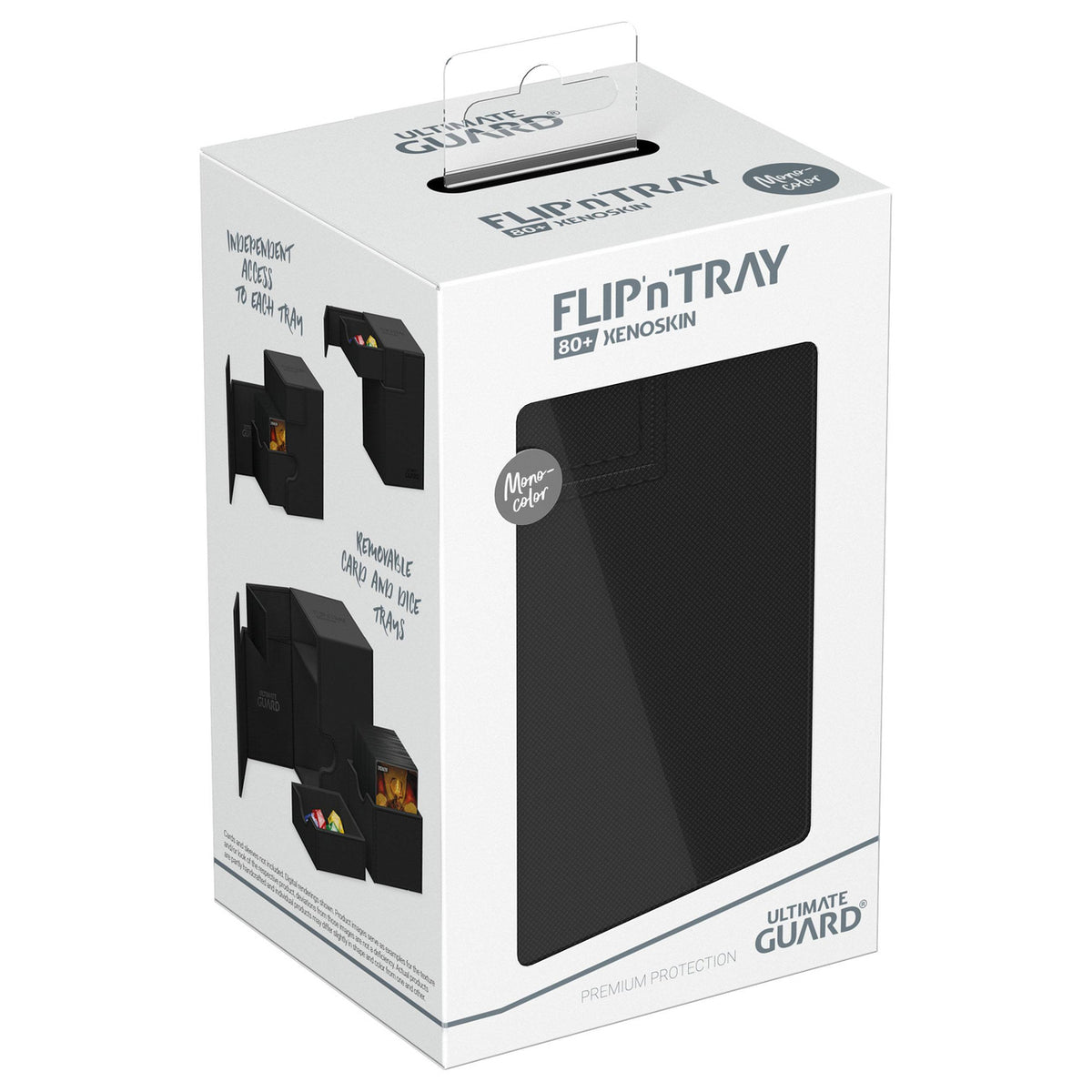Image produit Ultimate Guard Flip'n'Tray 80+ Xenoskin - Noir