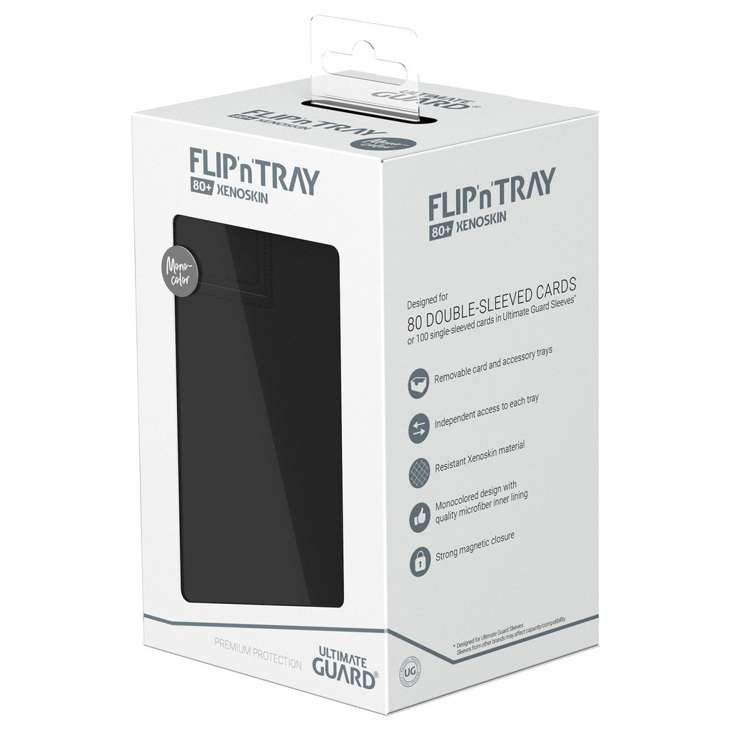 Image produit Ultimate Guard Flip'n'Tray 80+ Xenoskin - Noir