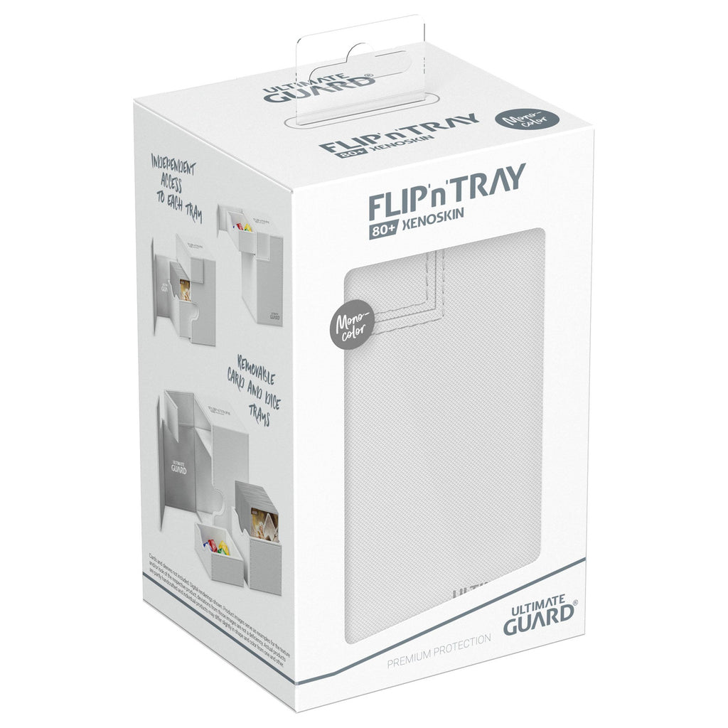 Image produit Ultimate Guard Flip'n'Tray 80+ Xenoskin - Blanc
