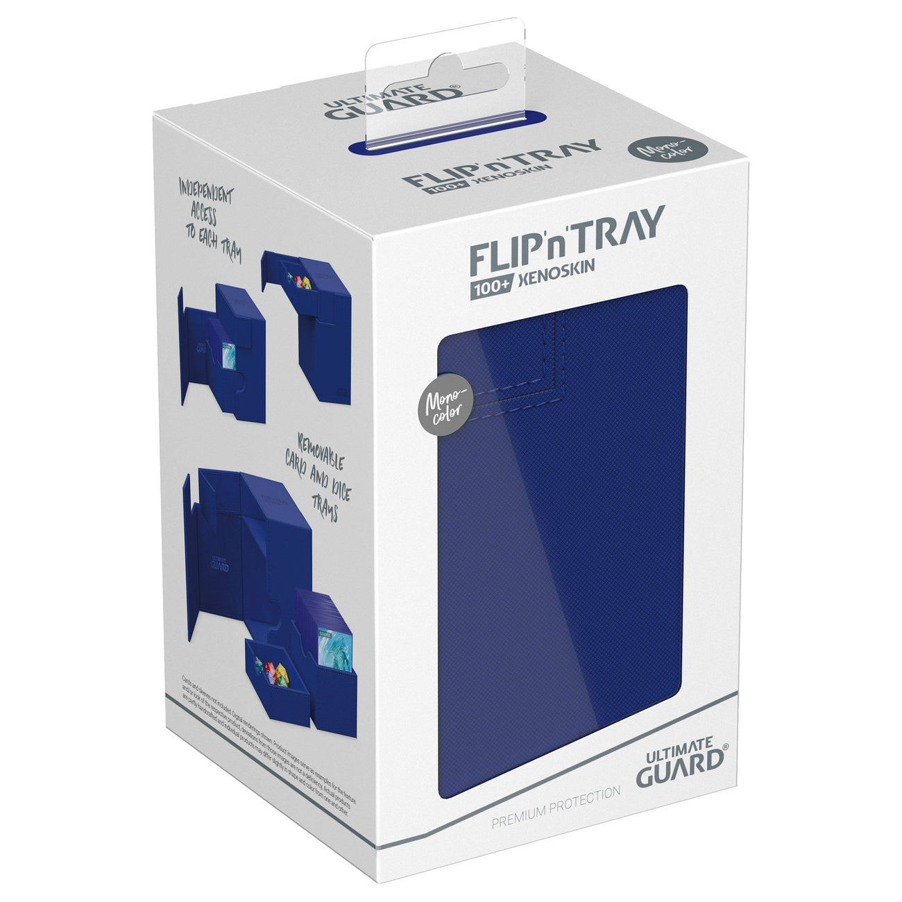 Image produit Ultimate Guard Flip'n'Tray 100+ Xenoskin - Bleu