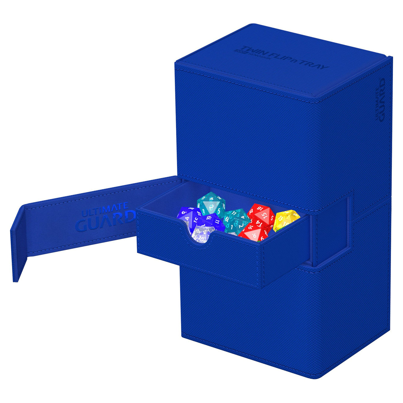 Image produit Ultimate Guard Twin Flip'n'Tray 200+ Xenoskin - Bleu