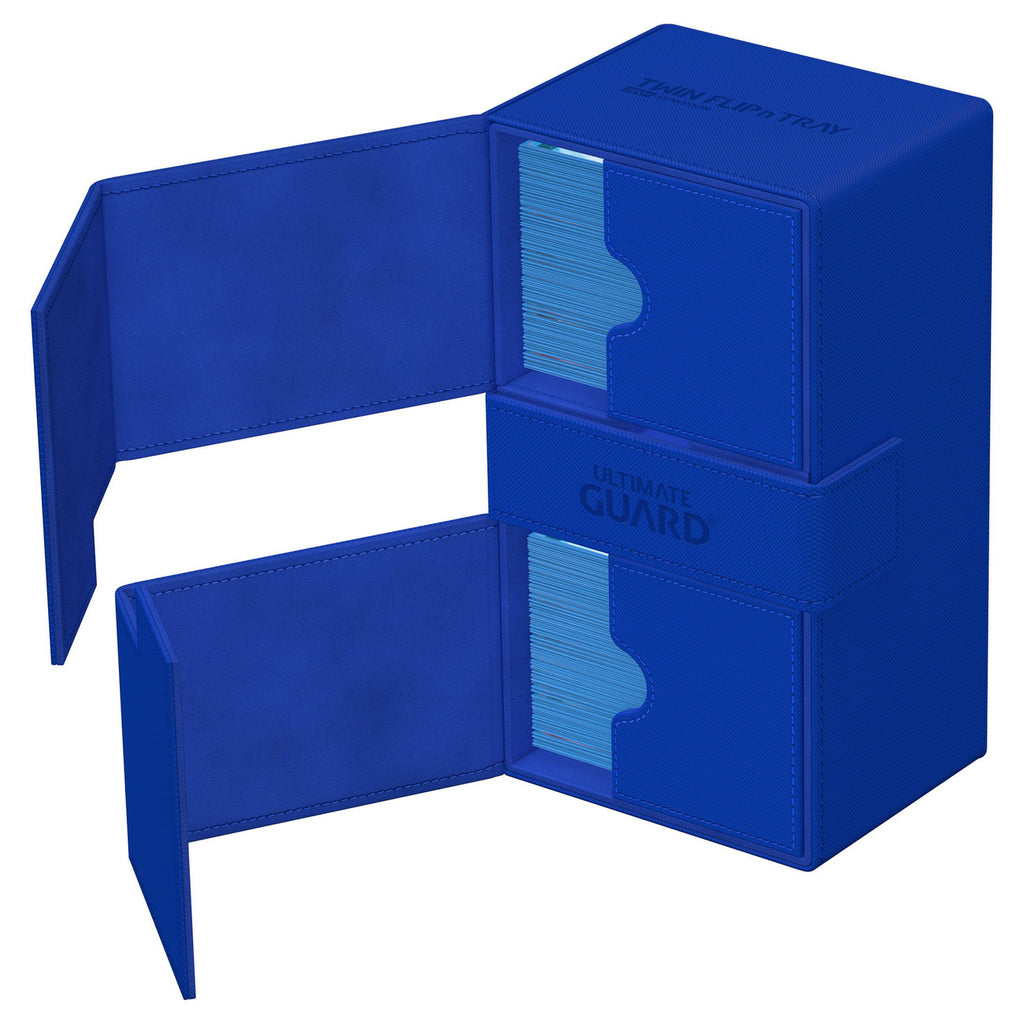 Image produit Ultimate Guard Twin Flip'n'Tray 200+ Xenoskin - Bleu