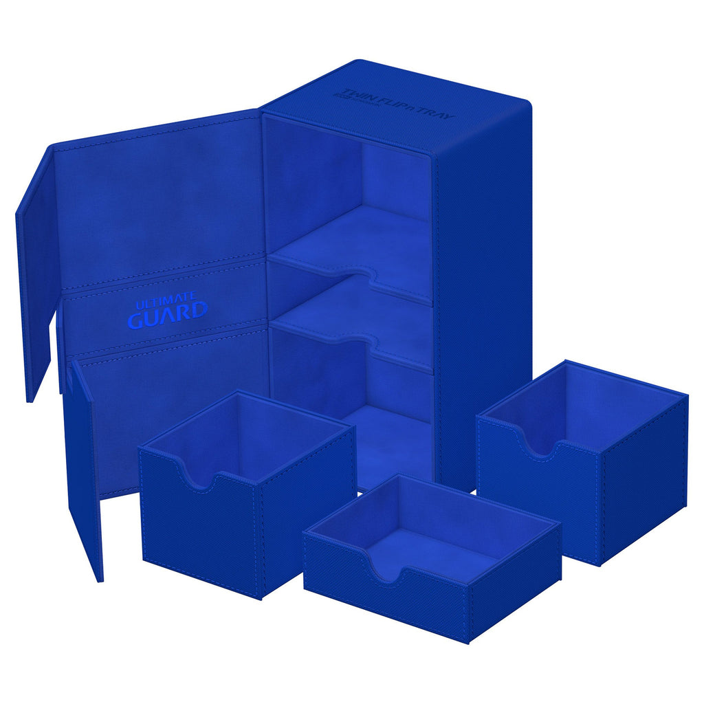 Image produit Ultimate Guard Twin Flip'n'Tray 200+ Xenoskin - Bleu