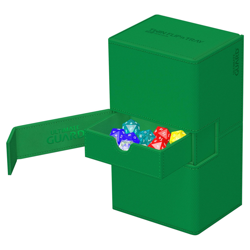 Image produit Ultimate Guard Twin Flip'n'Tray 200+ Xenoskin - Vert