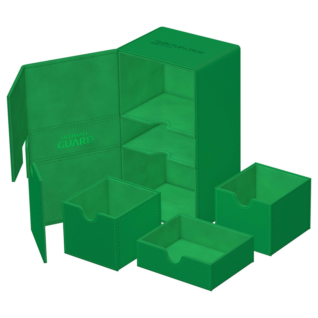 Image produit Ultimate Guard Twin Flip'n'Tray 200+ Xenoskin - Vert