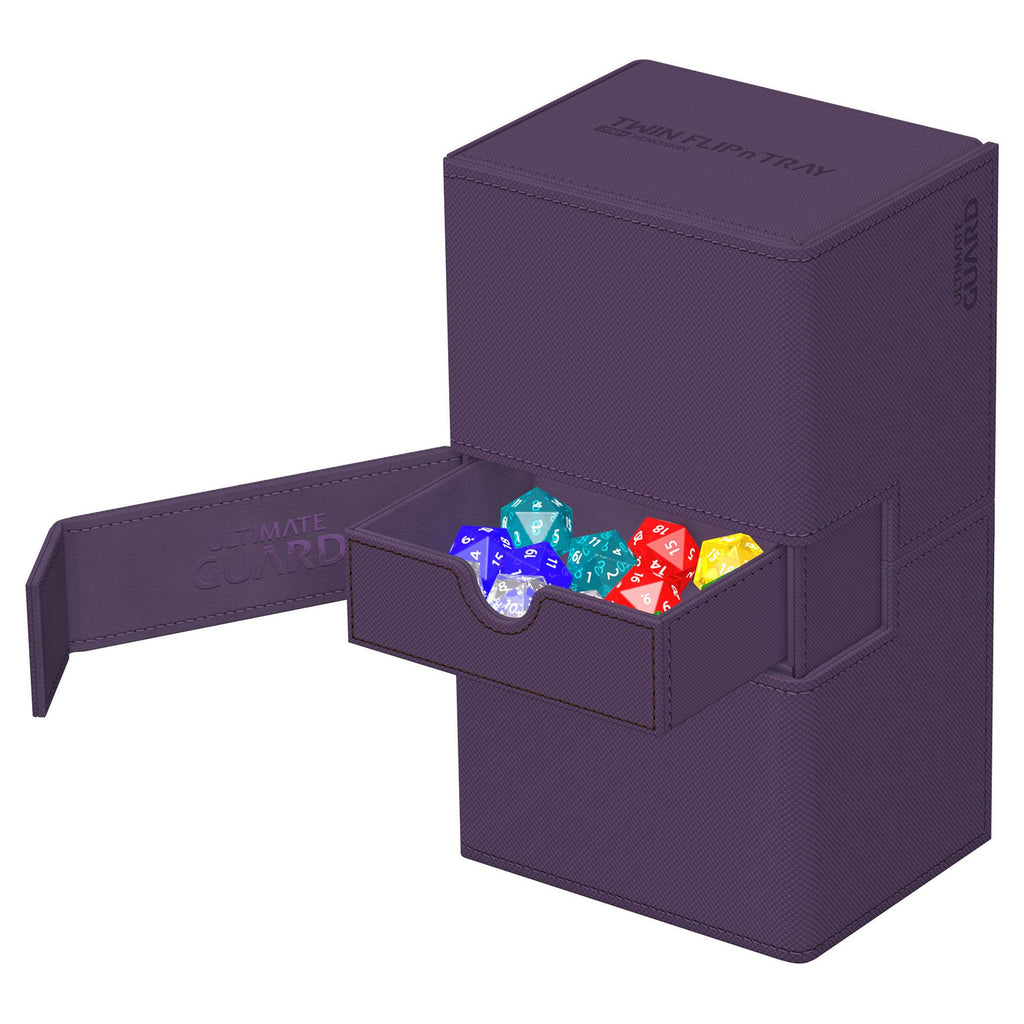 Image produit Ultimate Guard Twin Flip'n'Tray 200+ Xenoskin - Violet